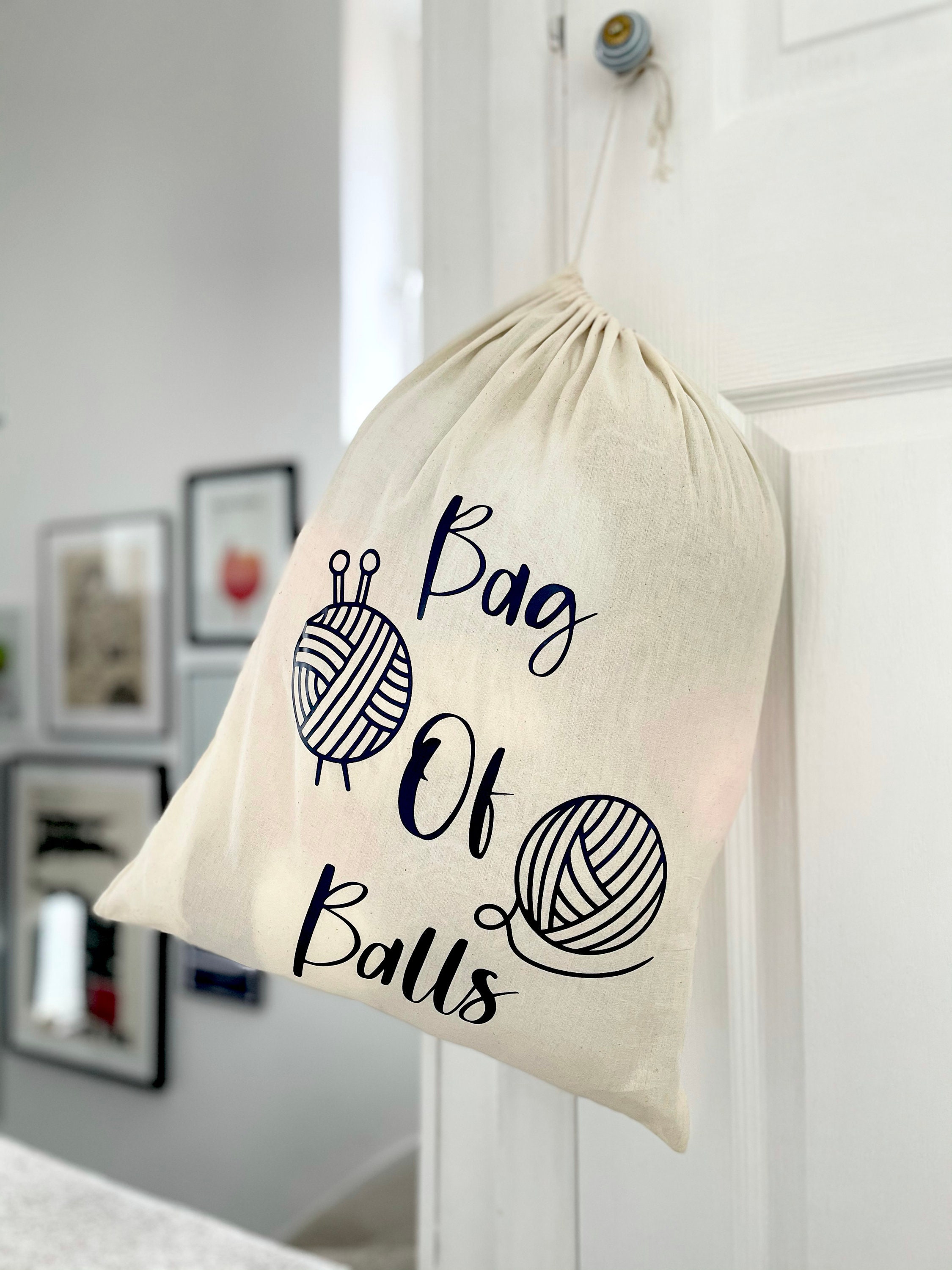 Funny Wool Storage Bag Funny Bag Yarn Bag Ball bag wool Etsy