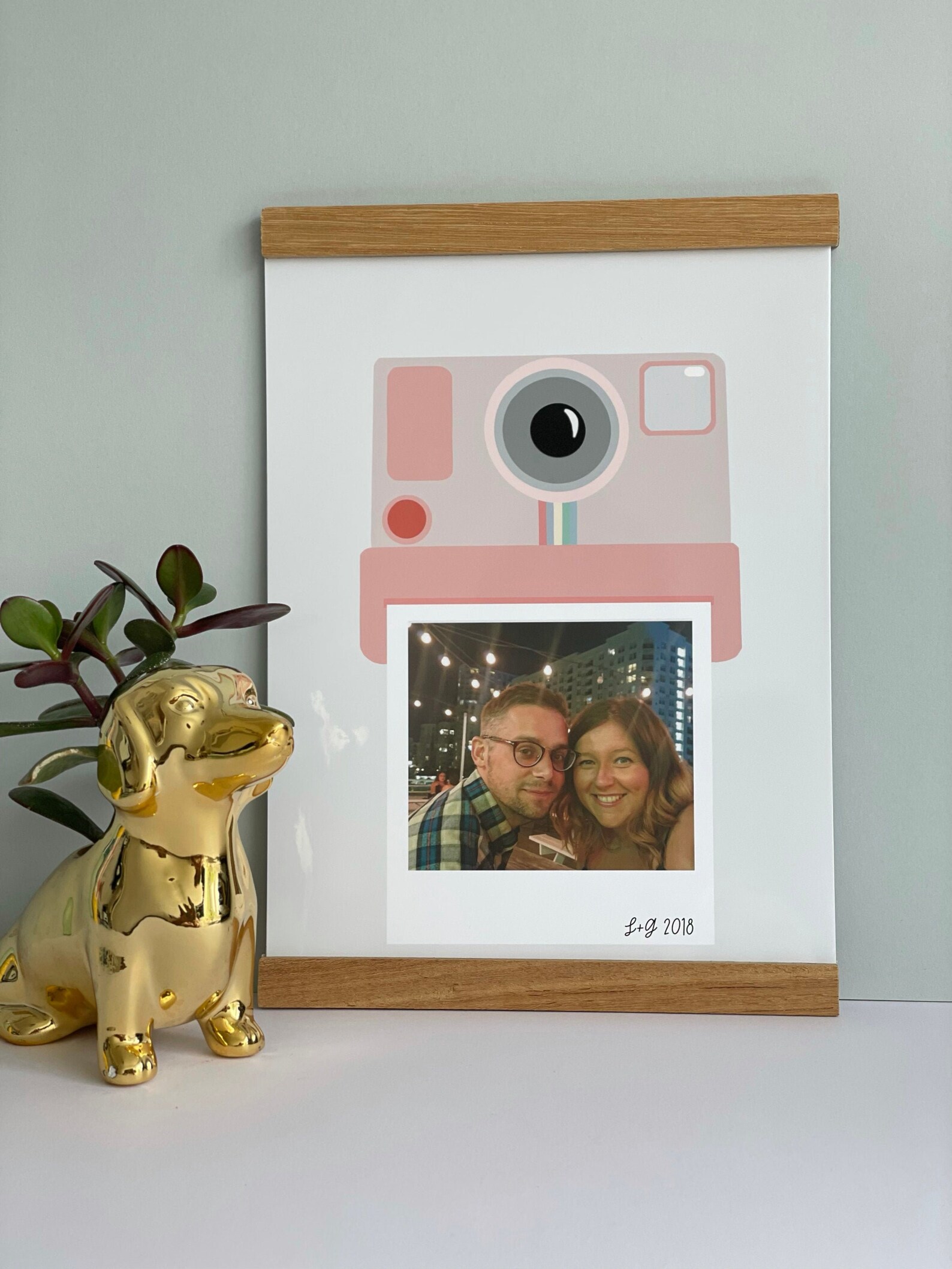 A4 Personalised Polaroid Camera Photo Print Photo upload Etsy