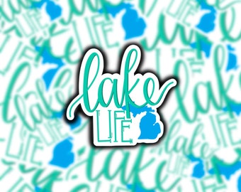 Lake Life Sticker