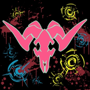Cyberpunk Edgerunners Rebecca inspired sticker