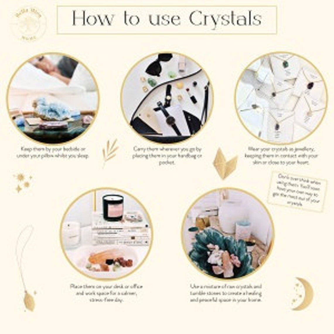 Crystal Healing Guide UK Standard Professional Branded Etsy