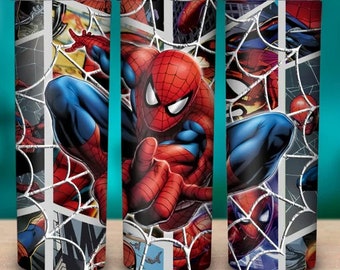 Spider-Man Tumbler, Superhero Movie 20oz Skinny Tumbler
