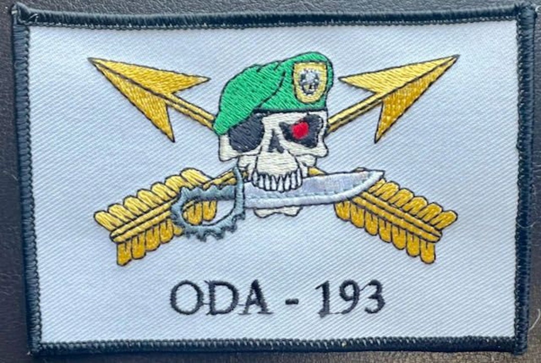 US Army 1st Special Forces ODA 193 Patch Etsy