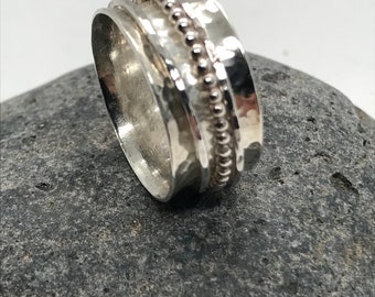 Handmade Sterling Silver Spinner Ring