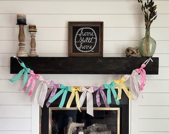 Easter Spring Ribbon Bow Garland