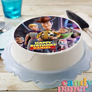 Toy Story Edible Topper, Edible Cake Topper, Edible Image, Image Edible Cake Topper, Personalized Topper.