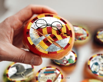 Wizard Cupcake Toppers, Edible Cookie Toppers
