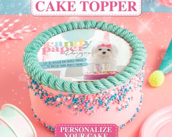 Custom Edible Cake Topper, Edible Cake Topper, Edible Image, Image Edible Cake Topper.