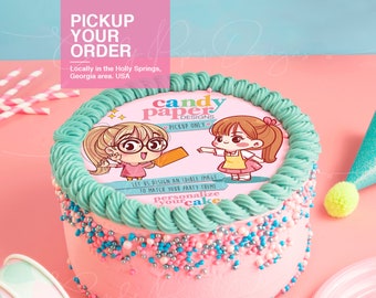 Pickup Custom Edible Cake Topper, Edible Cake Topper, Edible Image, Image Edible Cake Topper, Pickup Edible topper.