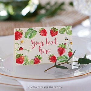 Digital Download Printable Strawberry Food Labels, Printable Food Labels, Printable Food Labels ...