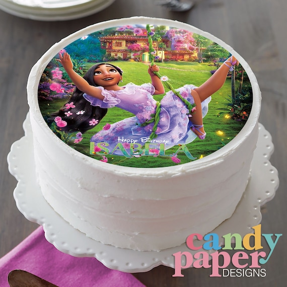 Encanto Isabela Edible Cake Topper Encanto Edible Topper Etsy