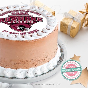 Custom Graduation Class edible topper, Graduation Day, Custom Edible cake topper, Edible Image, Image edible cake topper.