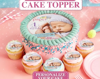 Custom Edible Topper, Custom Edible Cake Topper, Custom Edible Image Topper, Edible Image, Image Edible Cake Topper, Personalized Topper.