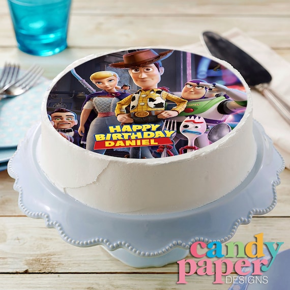 Toy Story Edible Topper Edible Cake Topper Edible Image Etsy