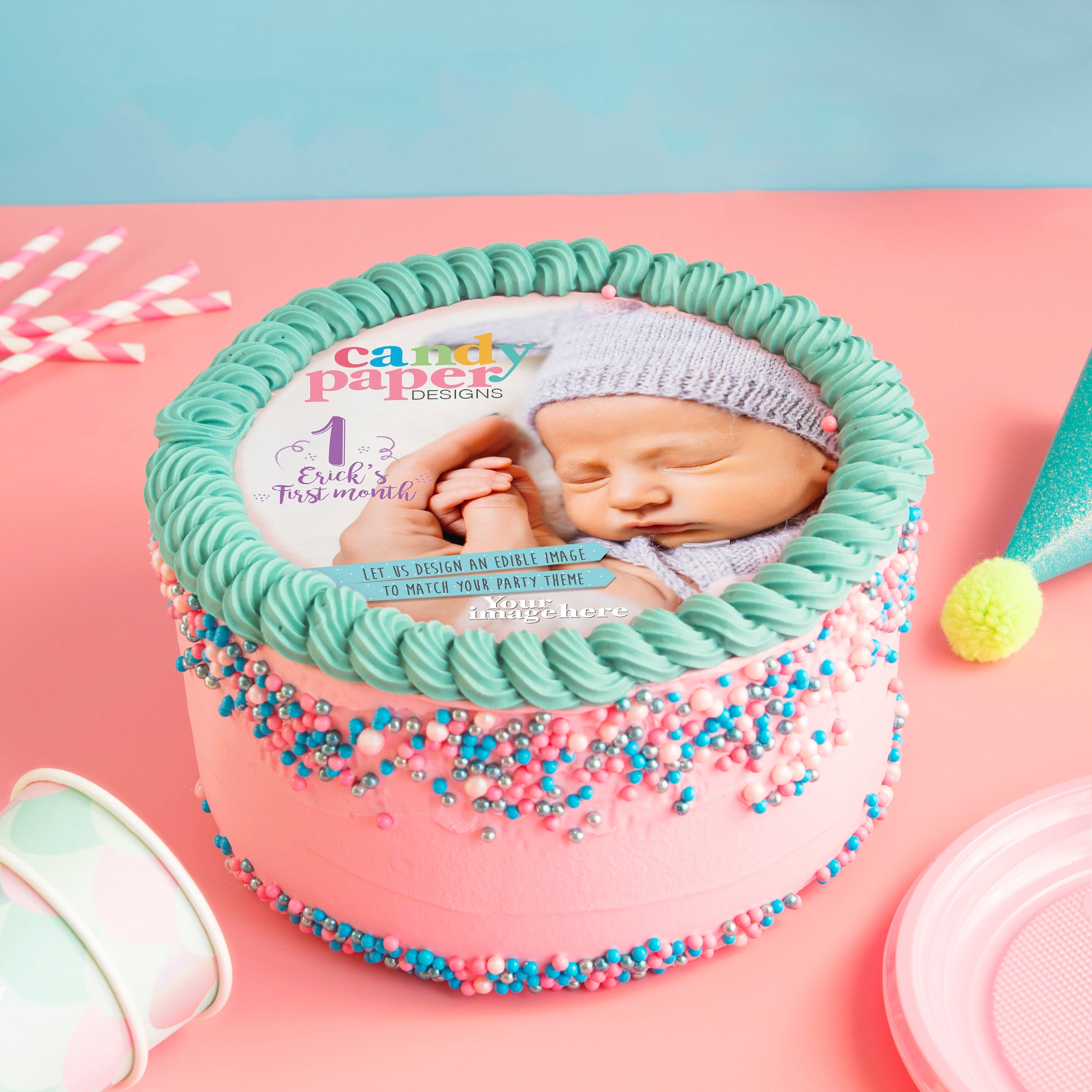 Custom Edible Topper, Custom Edible Cake Topper, Custom Edible Image Topper, Edible Image, Image Edible Cake Topper, Personalized Topper.