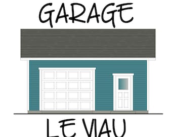 Plan de garage | Le Viau| Selon les normes du Québec | Format PDF