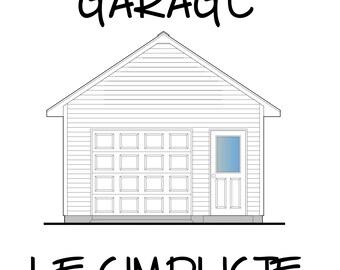 Plan de garage | Le Simpliste | Selon les normes du Québec | Format PDF