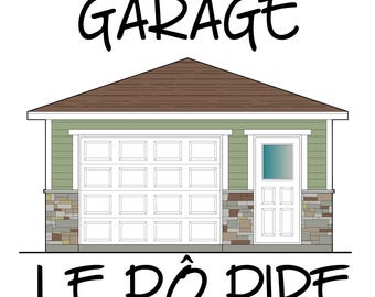 Plan de garage | Le Pô Pire | Selon les normes du Québec | Format PDF
