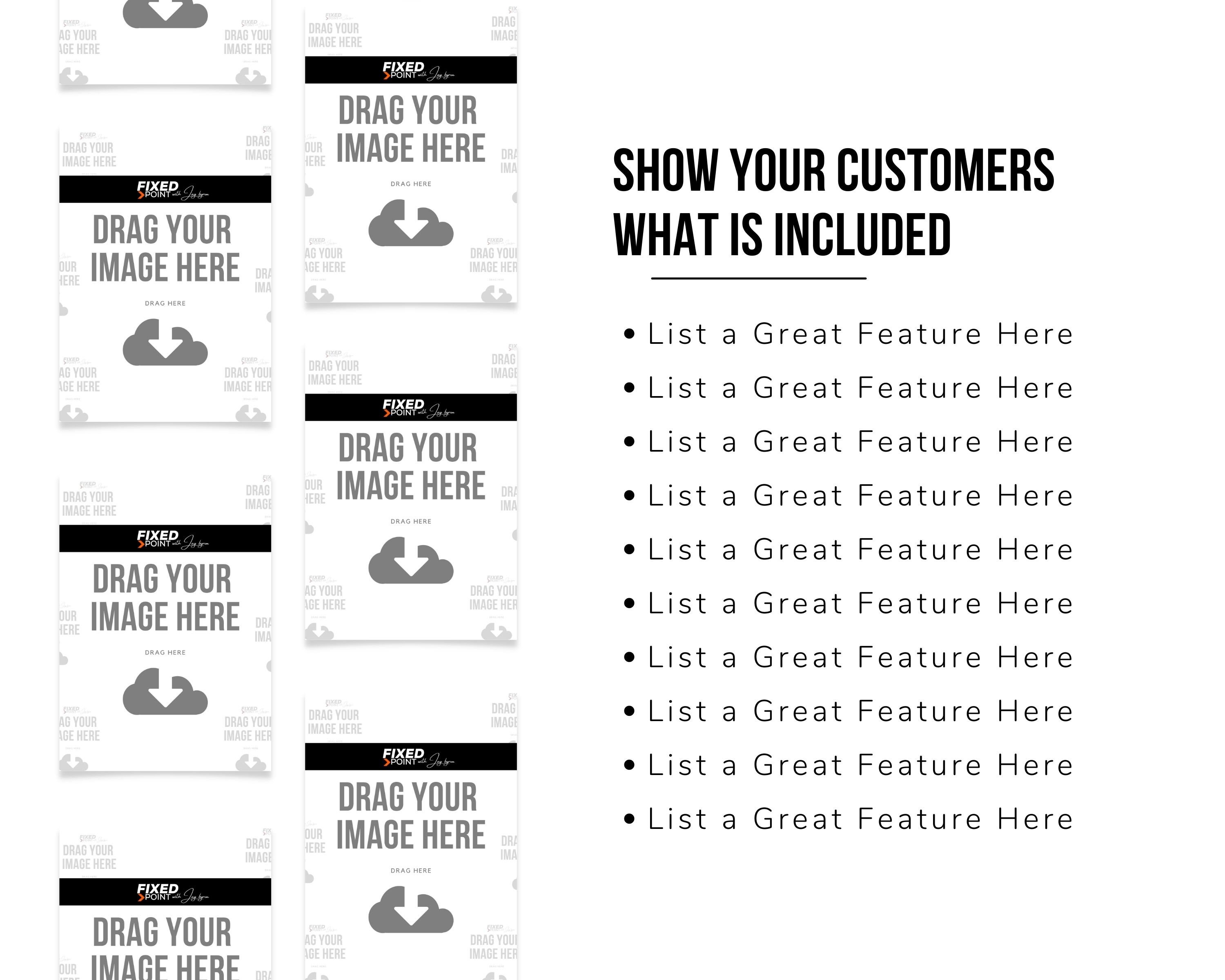 10 Etsy Mock Up Image Templates Bundle that will help you sell | Etsy