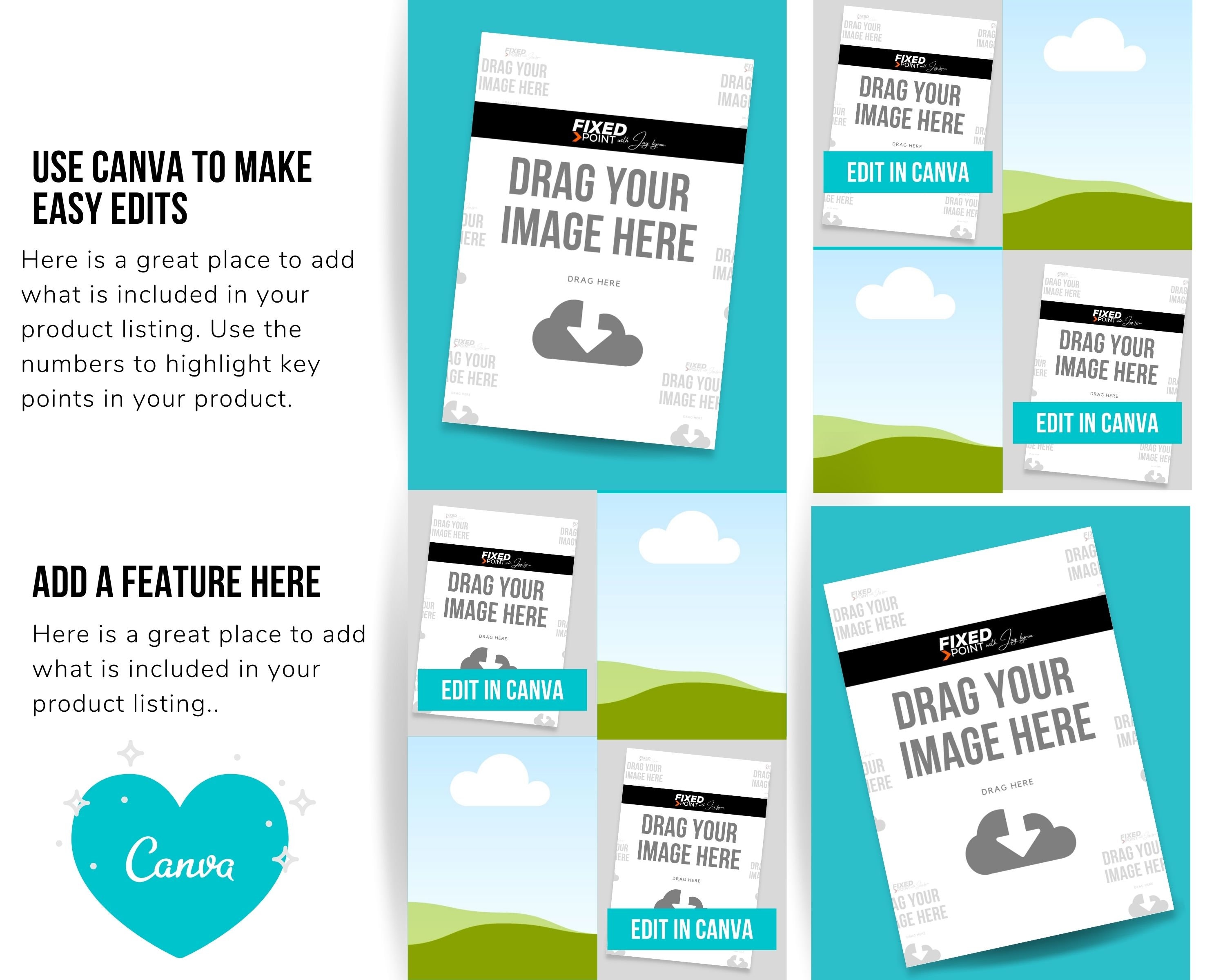 18 Etsy Mock up Image Templates Bundle That Will Help You Sell - Etsy