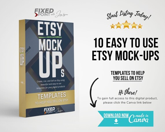 10 Etsy Mock Up Image Templates Bundle that will help you sell | Etsy