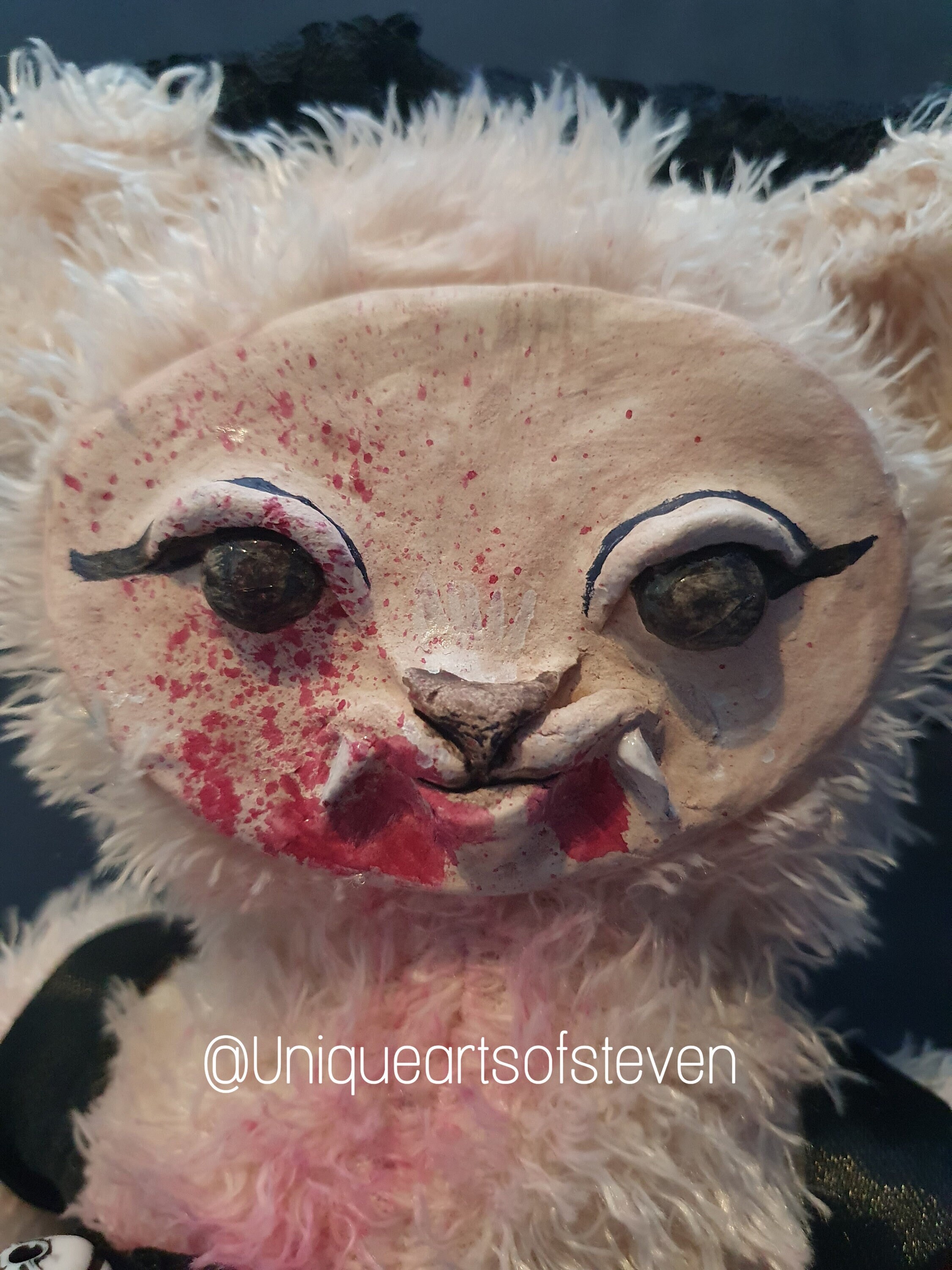 Scary face stuffed animal 2025