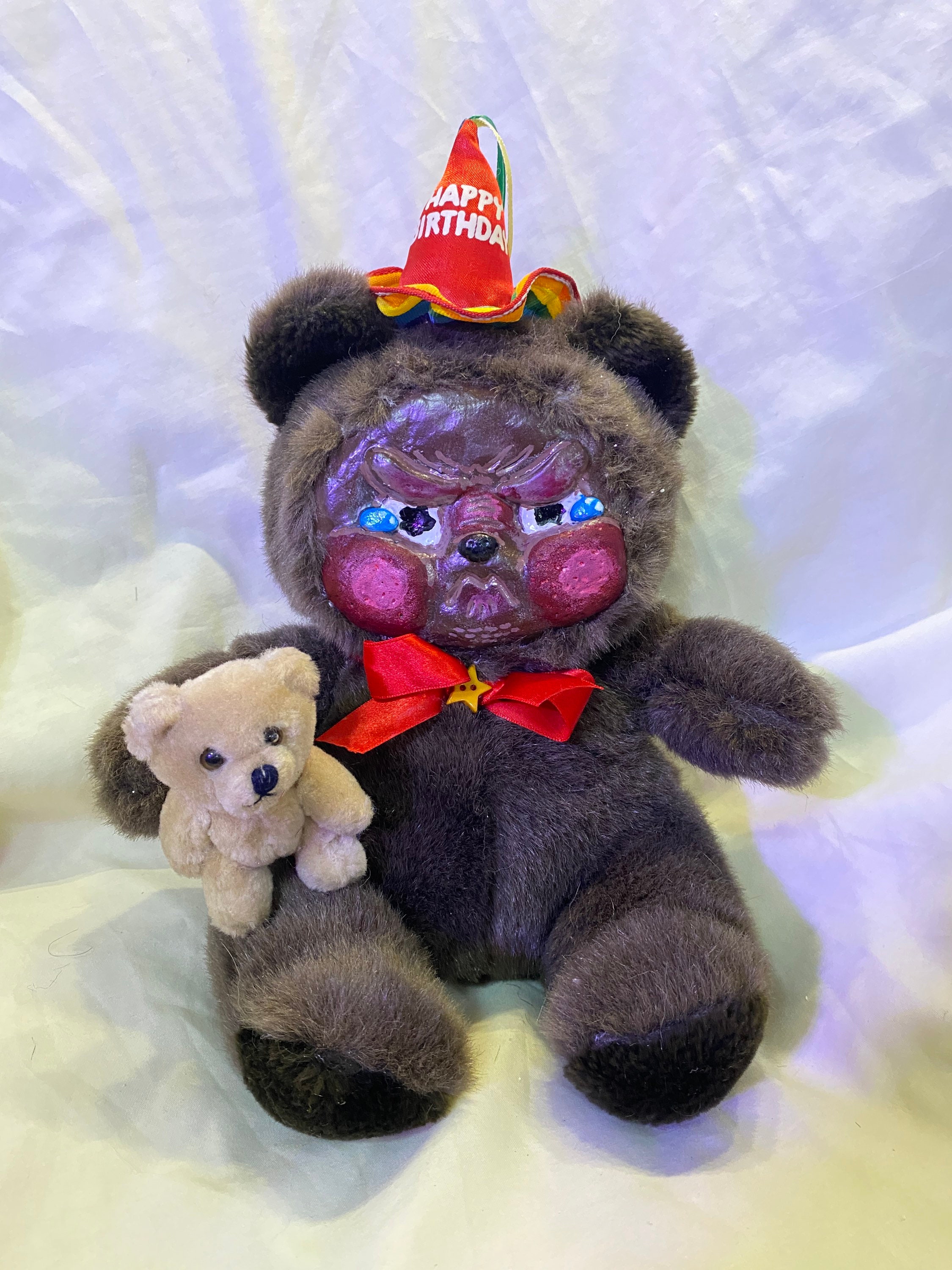 sad bear plush