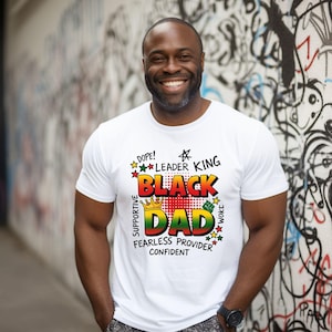 Black Dad PNG | Graffiti Sublimation Design | Afro Black Father Clipart | Juneteenth | Black King | Father&#39;s Day Download