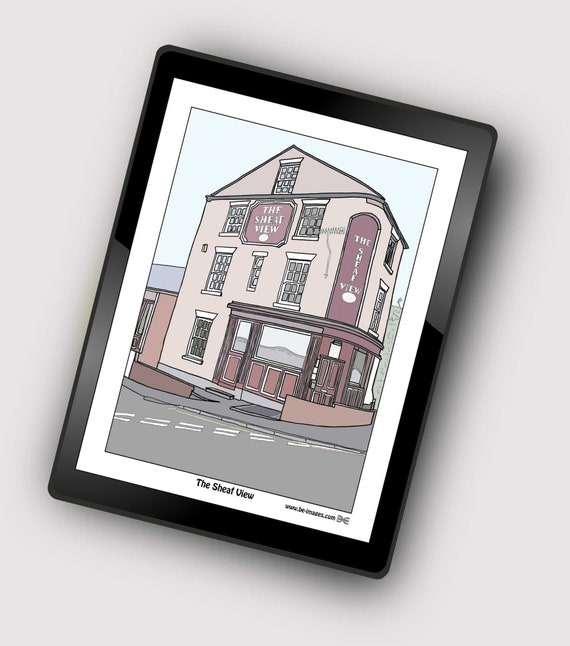 The Sheaf View Pub Heeley Sheffield Etsy UK