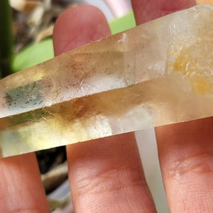 golden lemurian seed quartz crystal