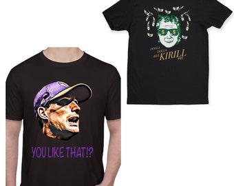 Kirill Kaprizov MN Wild & Kirk Cousins MN Vikings T-Shirt