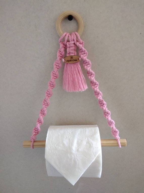 Toilet Paper Unwinder macramé Toilet Paper Holder WC Etsy Singapore