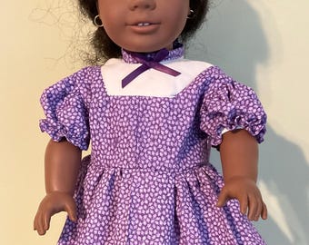 Addy inspired  doll dress fits for 18 inch American dolls
