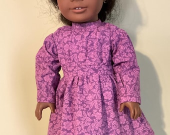 Puppenkleid im Pionierstil, passend für 18-Zoll-Puppen (amerikanische Puppen)