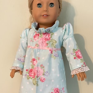 Regency style doll dress  fits for 18 inch American  dolls