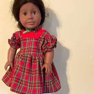 Addy inspired  doll dress fits for 18 inch American dolls