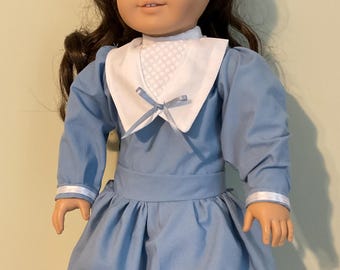 Edwardian Era  doll dress fits for 18 inch American dolls