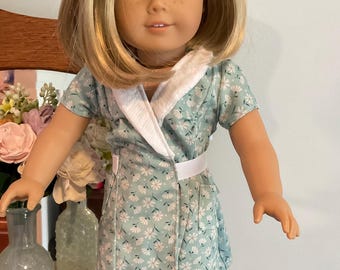 1930’s Wrap around doll dress fits for 18 inch American dolls