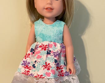 Doll dresses fits for Wellie wishers and other dolls of similar size
