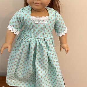 Colonial style doll dress