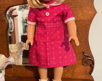 1930’s Era doll dress fits for 18 inch American dolls