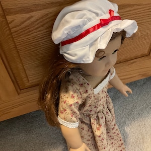 Round eared cap fits for 18 inch American dolls