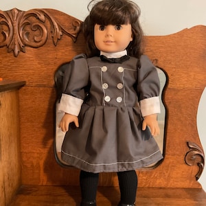 Samantha inspired school doll dress fits for 18 inch American  dolls