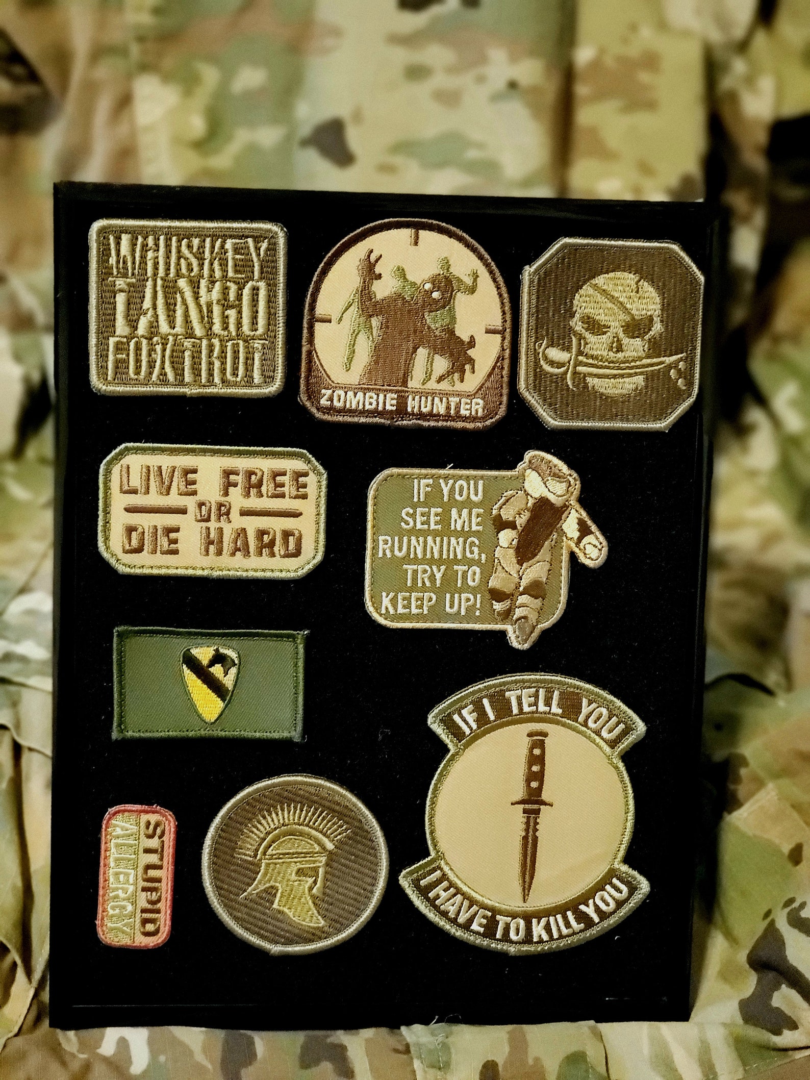 Framed Velcro Loop Morale Patch Holder PATCHES NOT INCLUDED Etsy