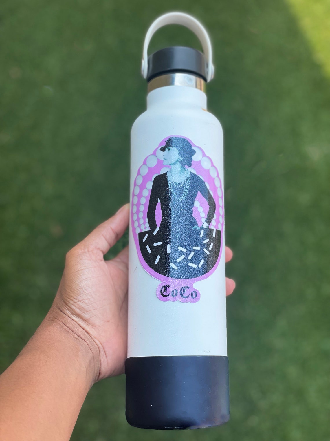 Coco Chanel Sticker Glitter Vinyl Chanel Feminist - Etsy