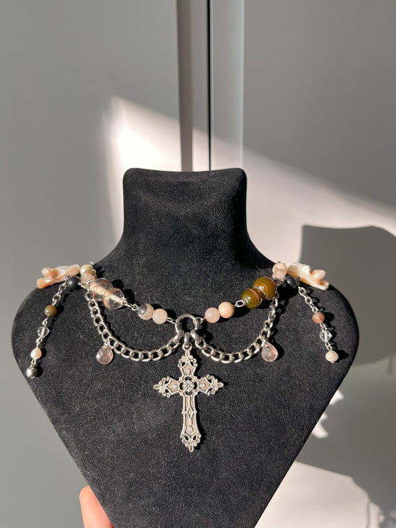 DIY Holzkreuz-Halsketten Set – 16 Stück Mit Bunten Perlen & Nylonschnüren, Für Basteln & Religiöse Anlässe