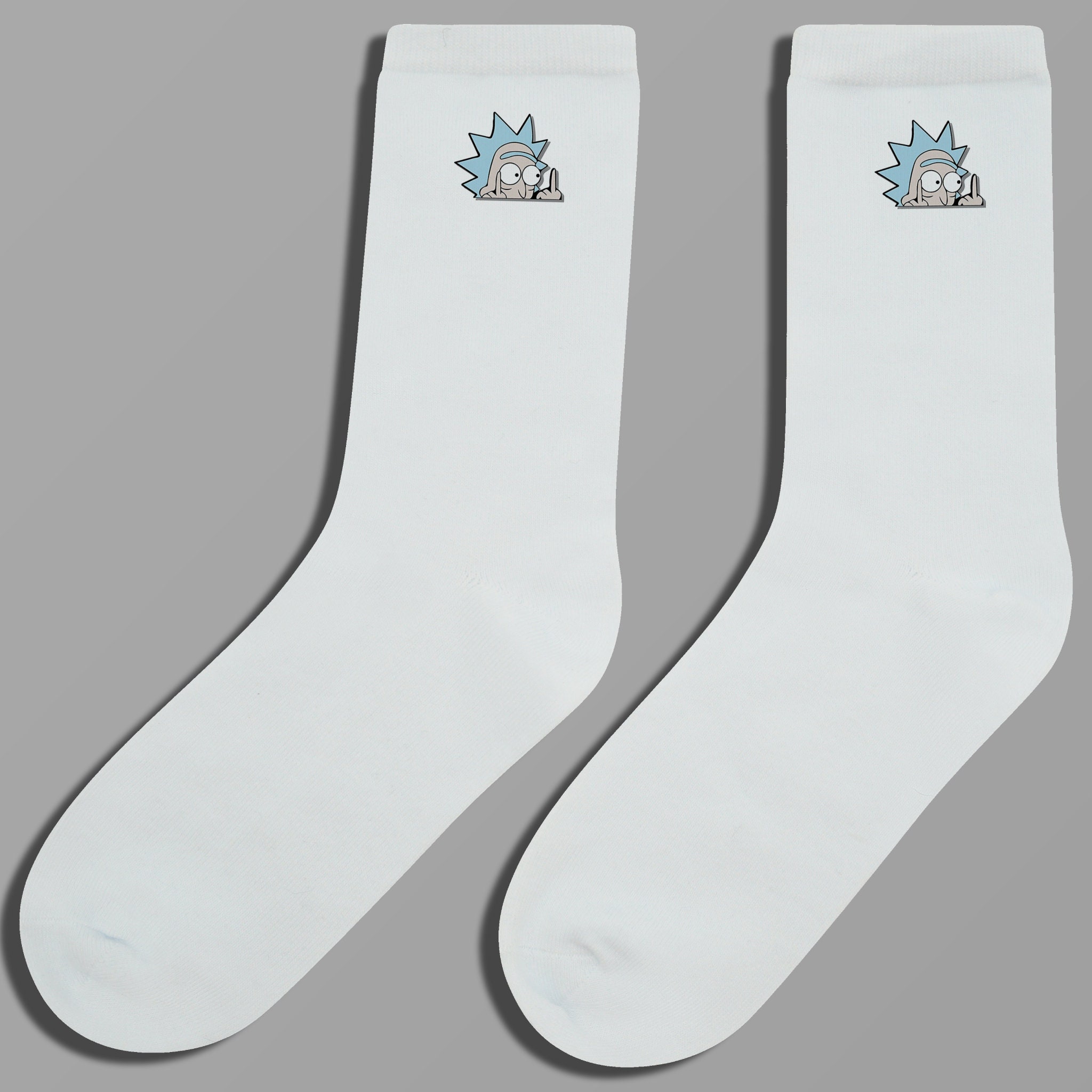 Rick and Morty Socks Unisex Rick And Morty Gift Idea Etsy