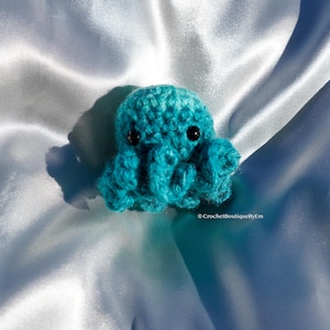 Multicolored Mini Amigurumi Crochet Octopus Toy Plushie