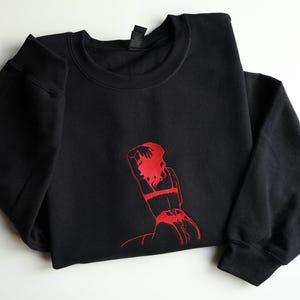 Sudadera con cuello redondo personalizada y picante para San Valentín, regalo personalizado para el día de San Valentín, sudadera con capucha y sudadera personalizadas.