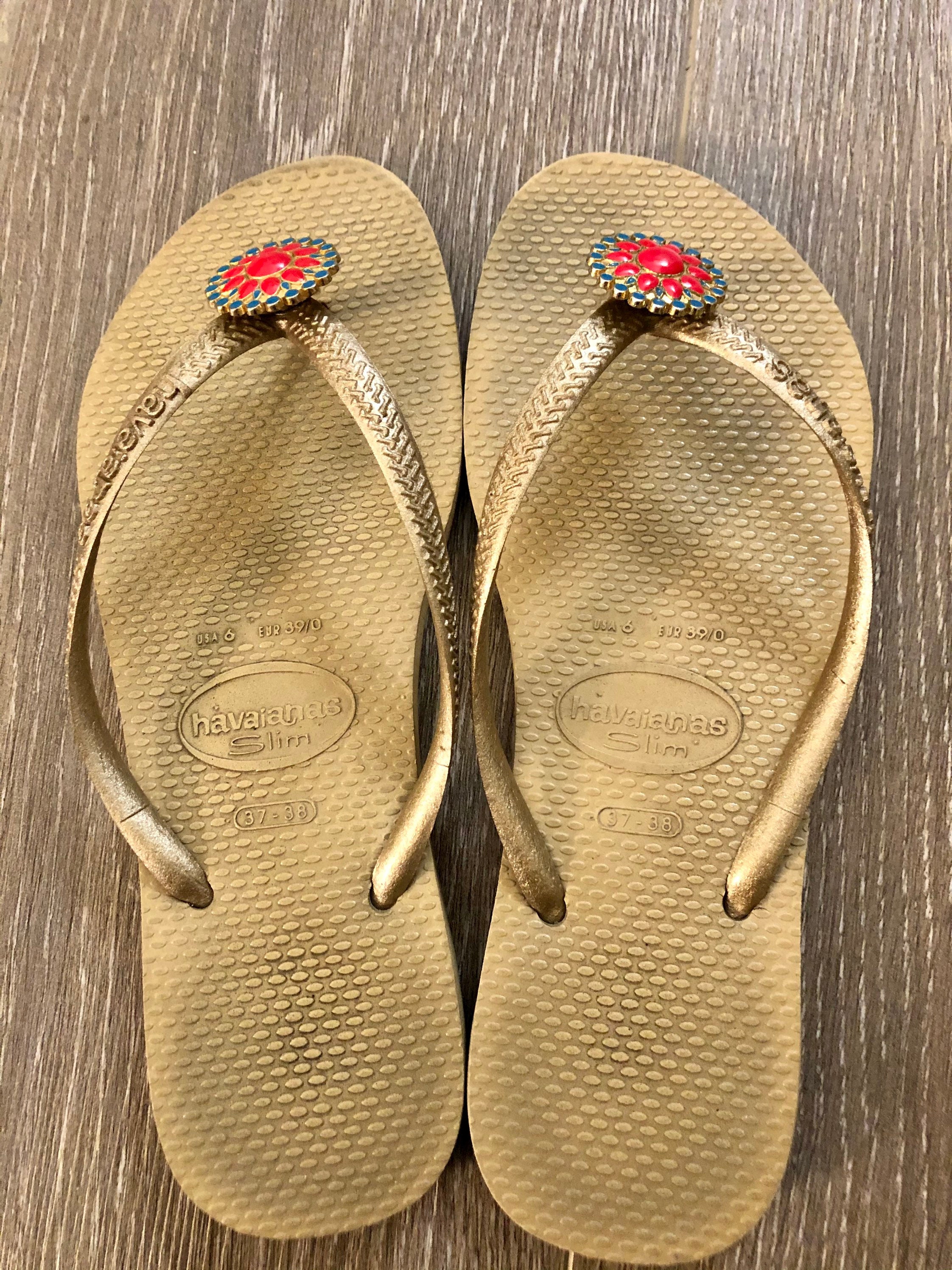 Worn / Used Havaianas Slim Sandals -  Australia